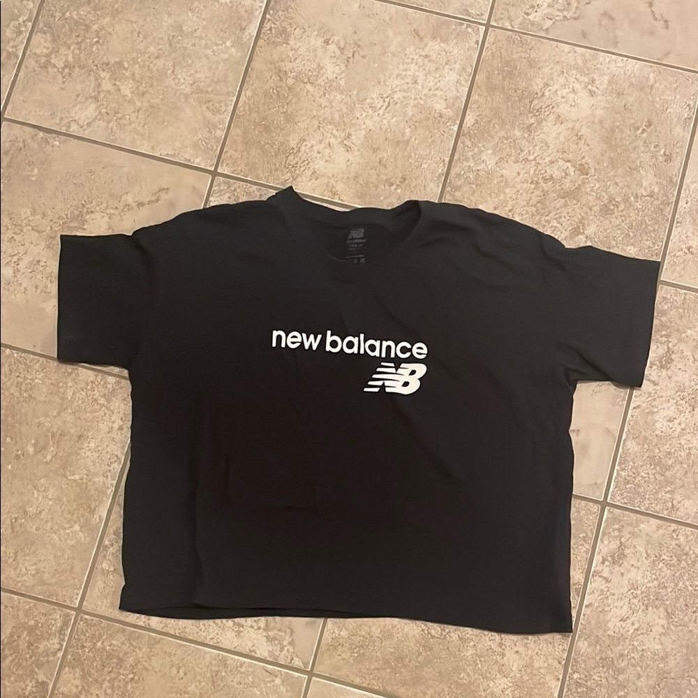 New Balance Black Logo Tee